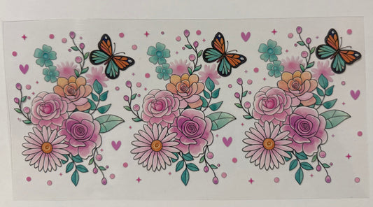 Flower and Butterly #100