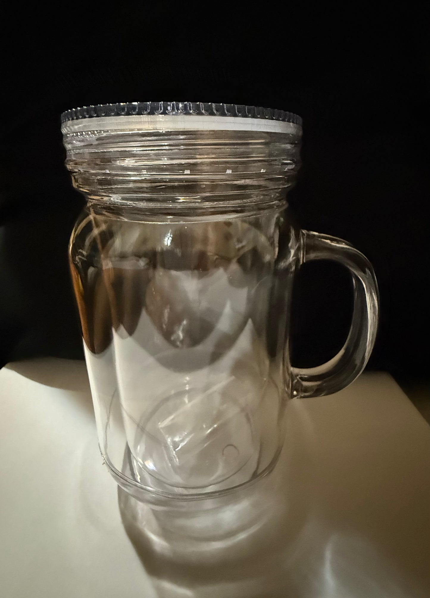 20oz Acrylic Snowglobe Mug w/ Handle