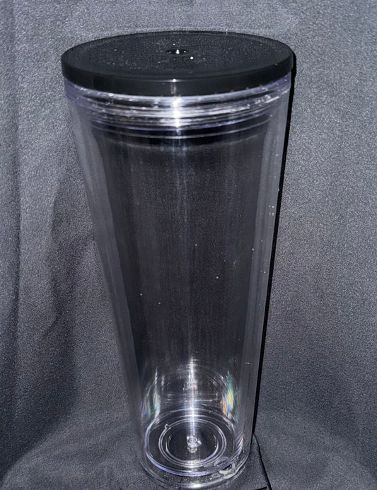 24oz Snowglobe Acrylic Cup