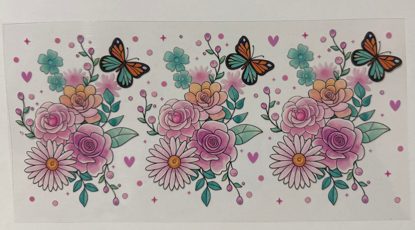 Flower and Butterly #100
