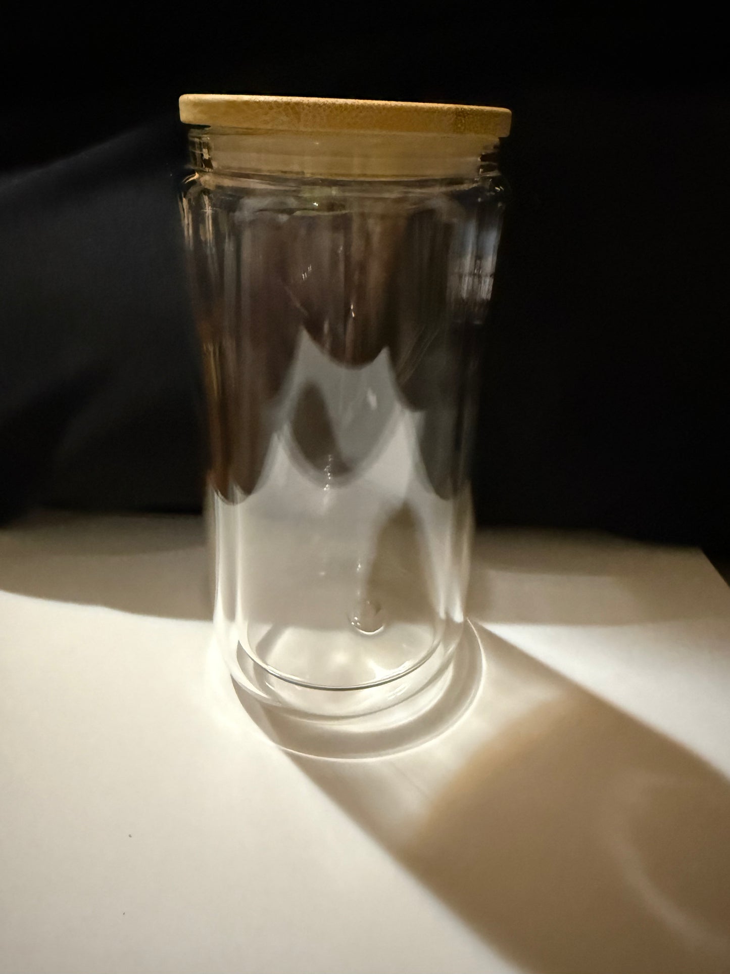 16oz Glass Snowglobe Cup