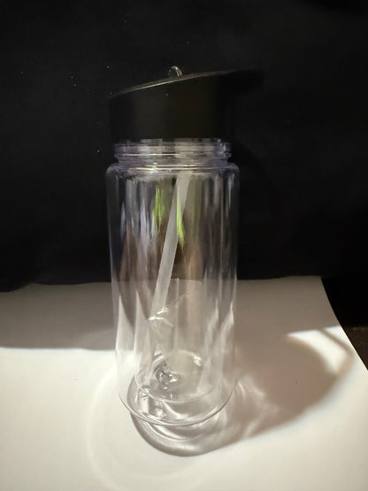 12oz Kids Snowglobe Cup Black